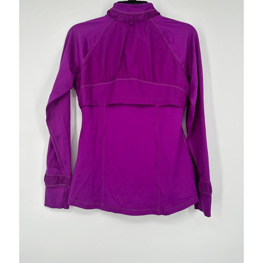 SPANX Active Contour Zip Up women’s size S purple - Picture 6 of 8